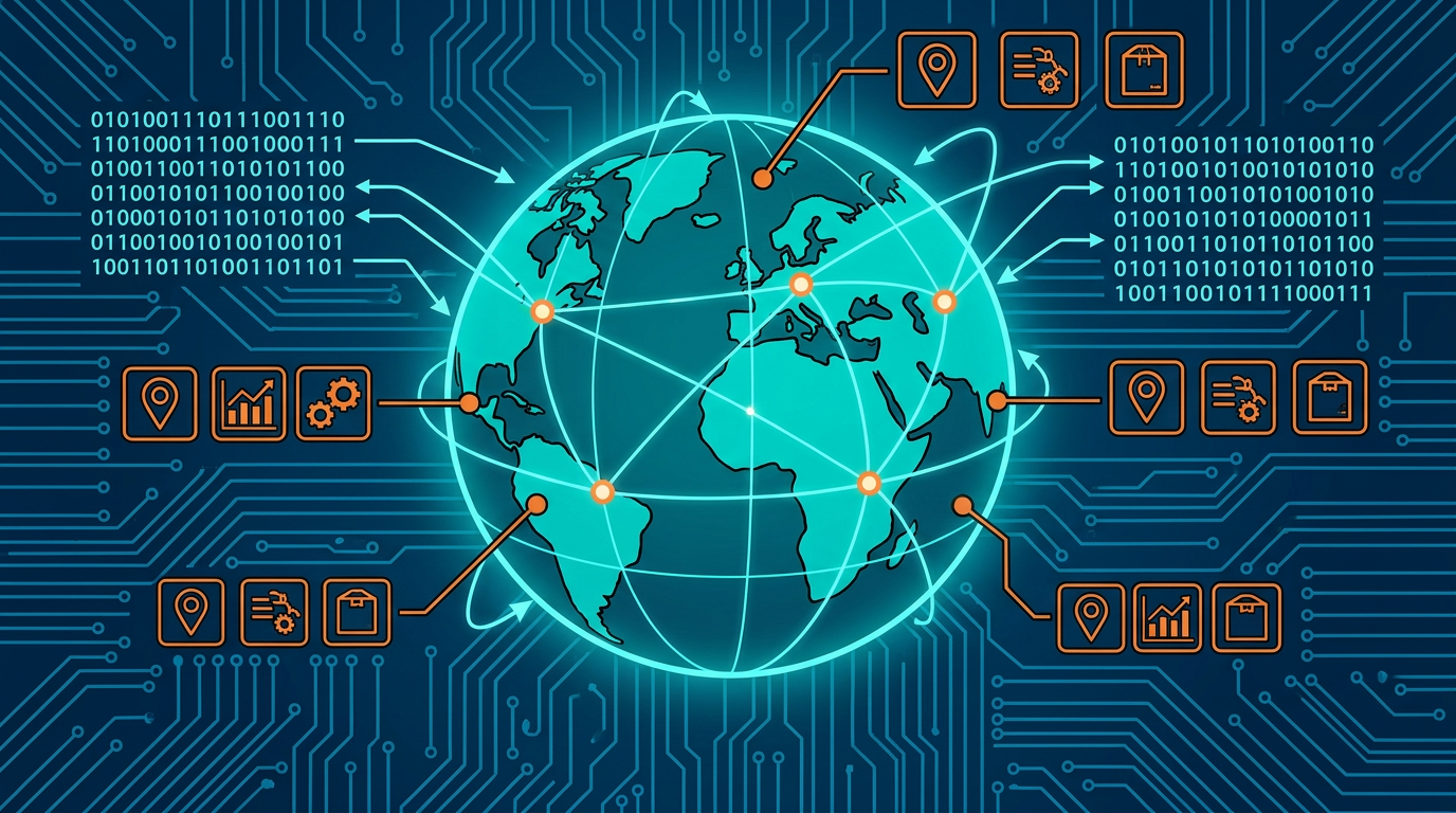 Transparent, blockchain-secured supply chain network visualization